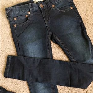 Free People Dark Wash Skinny Jeans